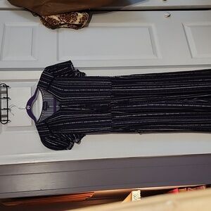 Artesia Navy and White Jumpsuit Size Small